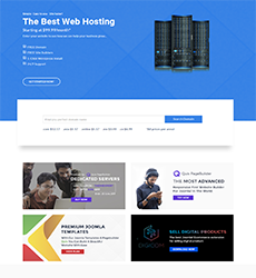 Home - Hosting — JoomHost layout kit