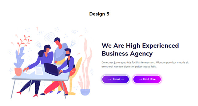 Dual Button 5 — Quix block for Joomla