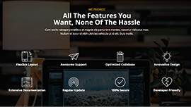 Feature 3 — Quix block for Joomla