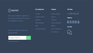 Footer 1 — Quix block for Joomla