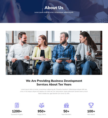 About - Businessia — Businessia layout kit