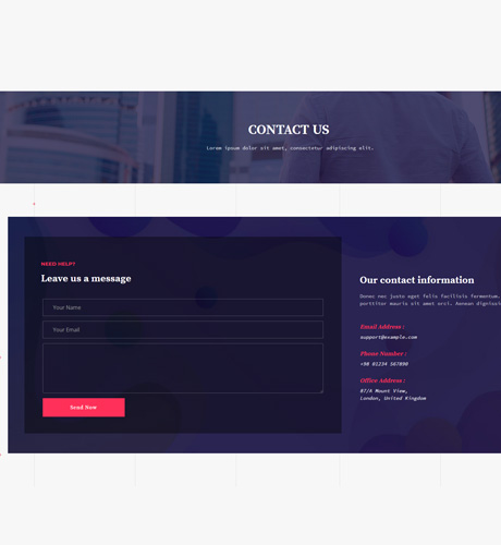 Contact - Agency — Agency layout kit