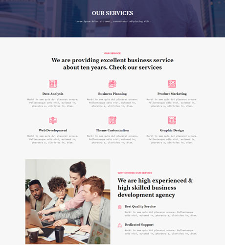 Services - Agency from the Agency kit