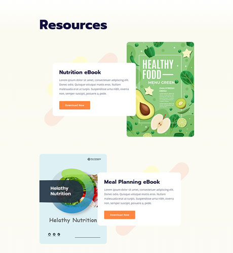 Resources - Dietitian — Dietitian layout kit