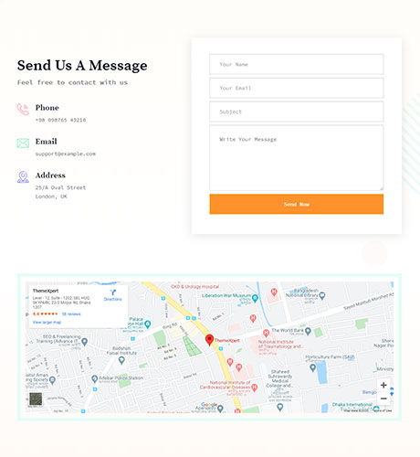 Contact - Digital Agency — Digital Agency layout kit