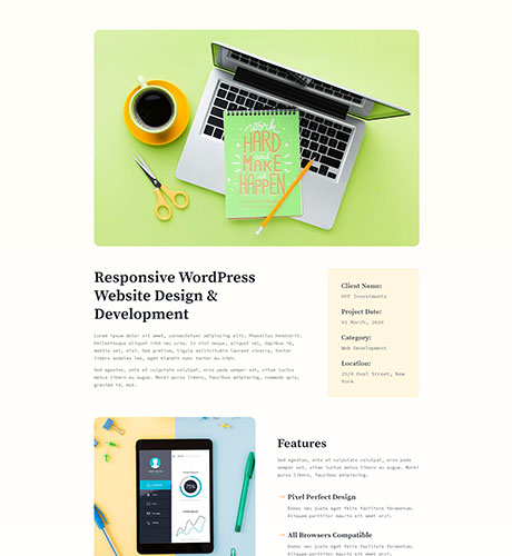 Project Details - Digital Agency — Digital Agency layout kit