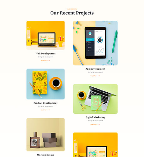 Projects - Digital Agency — Digital Agency layout kit
