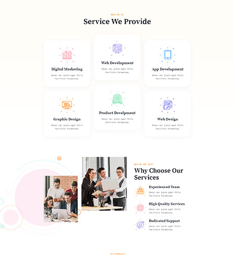 Service - Digital Agency from the Digital Agency kit