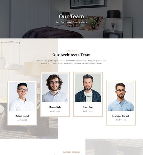 Team - Interior Design — Interior Design layout kit