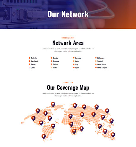 Network - Internet Service Provider — Internet layout kit