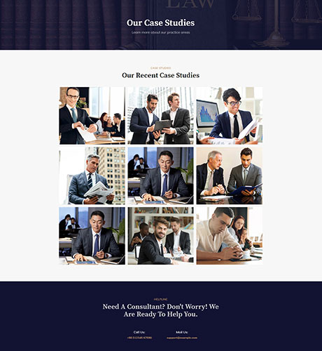 Case Studies - Law Firm — Law-Firm layout kit