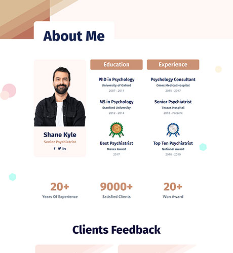 Psychologist - About from the Psychologist kit