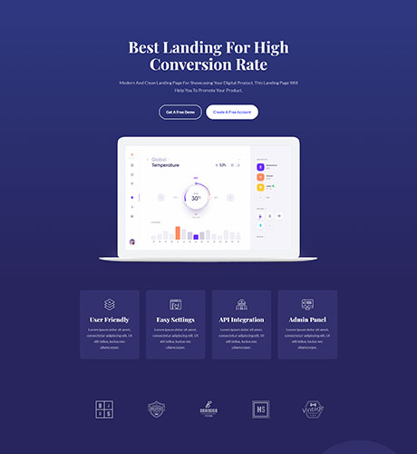 Home 5 - Software & SaaS — Business layout kit