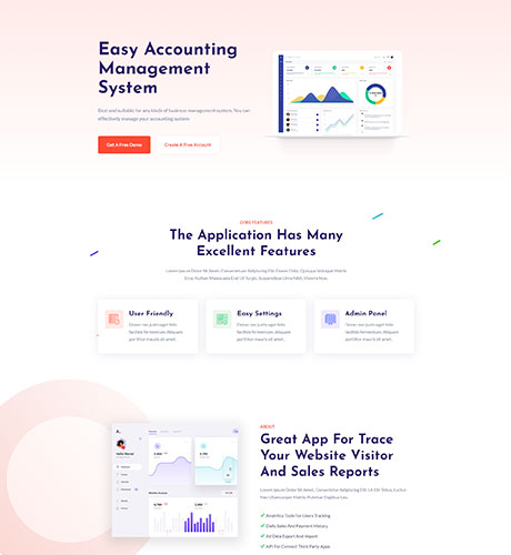 Home 2 - Software & SaaS — Business layout kit