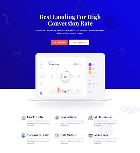Home 3 - Software & SaaS — Business layout kit