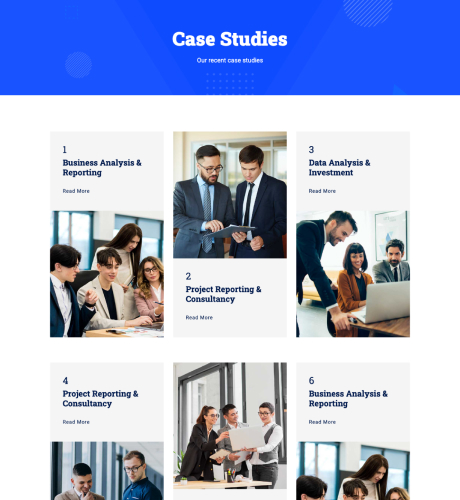 Case Studies - Business Consultation — Consultation layout kit