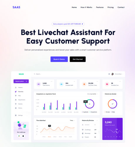 SaaS - Home — Saas layout kit