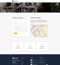 Contact Us - Morph — Morph layout kit