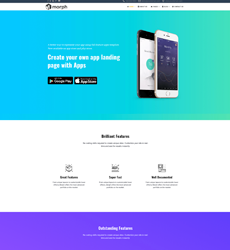 Home - Apps Landing — Morph layout kit