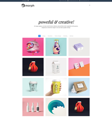 Portfolio - Agency — Morph layout kit