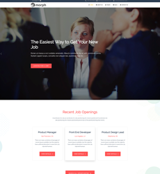 Recruitment Agency - Homepage — Morph layout kit