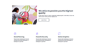 About us 25 — Quix block for Joomla