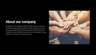 About us 10 — Quix block for Joomla