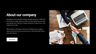 About us 13 — Quix block for Joomla
