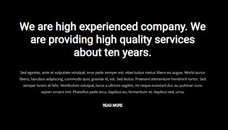 About Us 4 — Quix block for Joomla