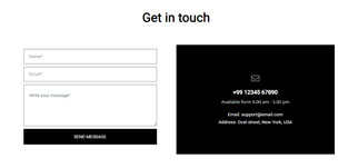 Contact 3 — Quix block for Joomla
