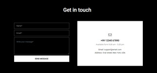 Contact 4 — Quix block for Joomla