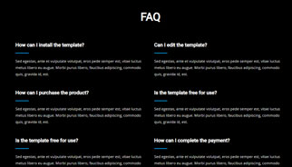 Faq 2 — Quix block for Joomla