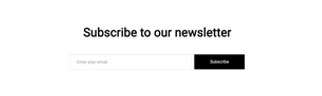 Newsletter 1 — Quix block for Joomla