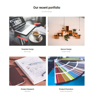 Portfolio 1 — Quix block for Joomla