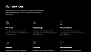 Service 6 — Quix block for Joomla