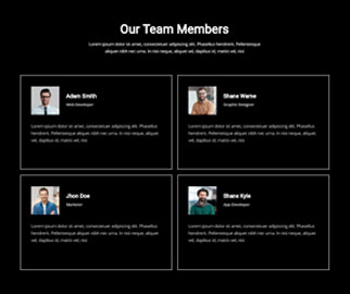 Team 12 — Quix block for Joomla