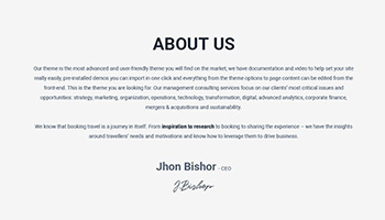 About us 28 — Quix block for Joomla