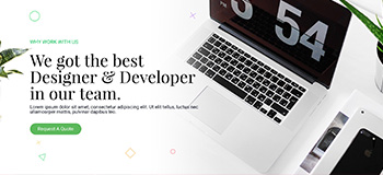 Hero 4 — Quix block for Joomla